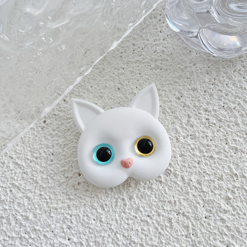 Luxury Air Sac Telefon Halter Griptok Kawaii 3D Katze Handy Finger Ring | Stand Grip Tok Handy Zubehör  iPhone | Stylischer