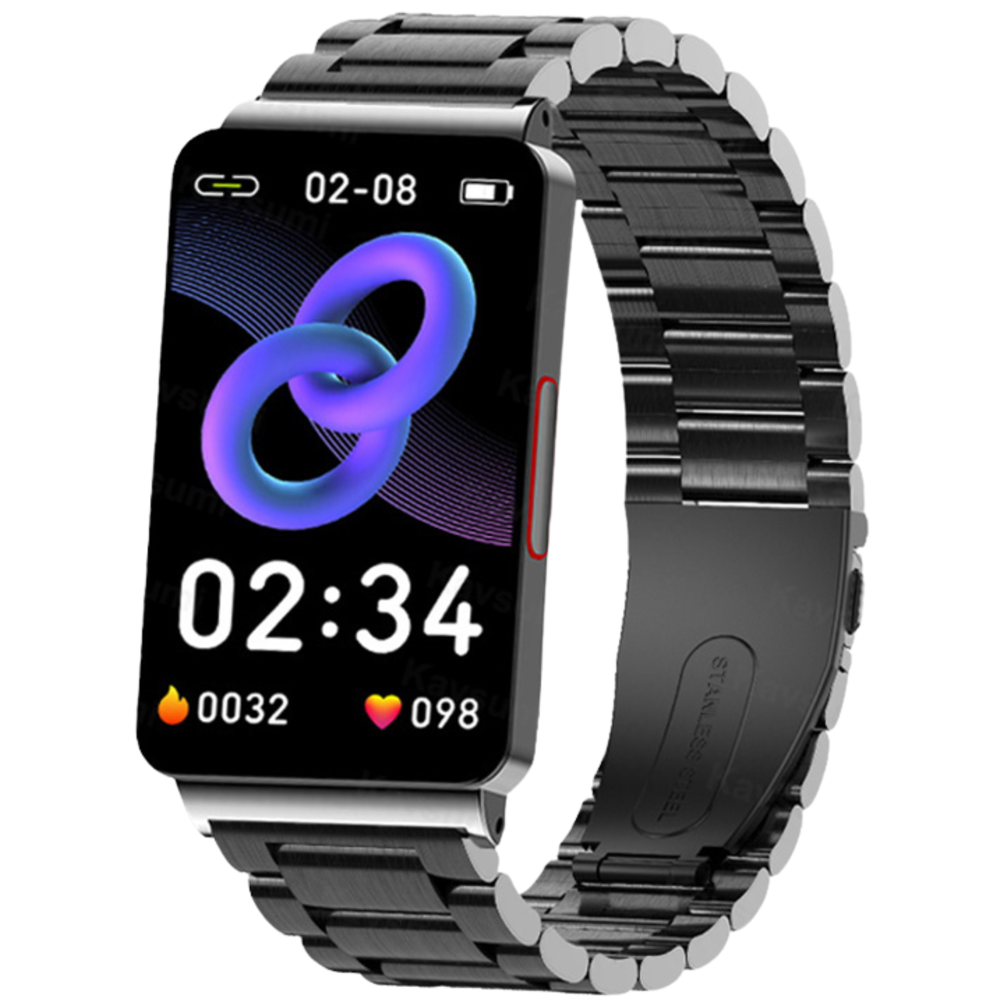 Luxus Smartwatch zur nicht-invasiven Blutzuckermessung: EKG, PPG, Herzfrequenz, HRV | Gesundheitsmarke, Fitness Tracker für Damen & Herren - Phone Heaven Zone