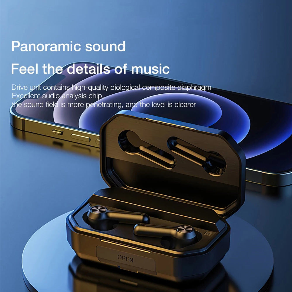 Premium Lenovo LP3 Pro Headphones TWS Bluetooth 5.0 Wireless HiFi Music Headset with Display & 1200mAh Battery for Gaming Earbuds | Limited Edition