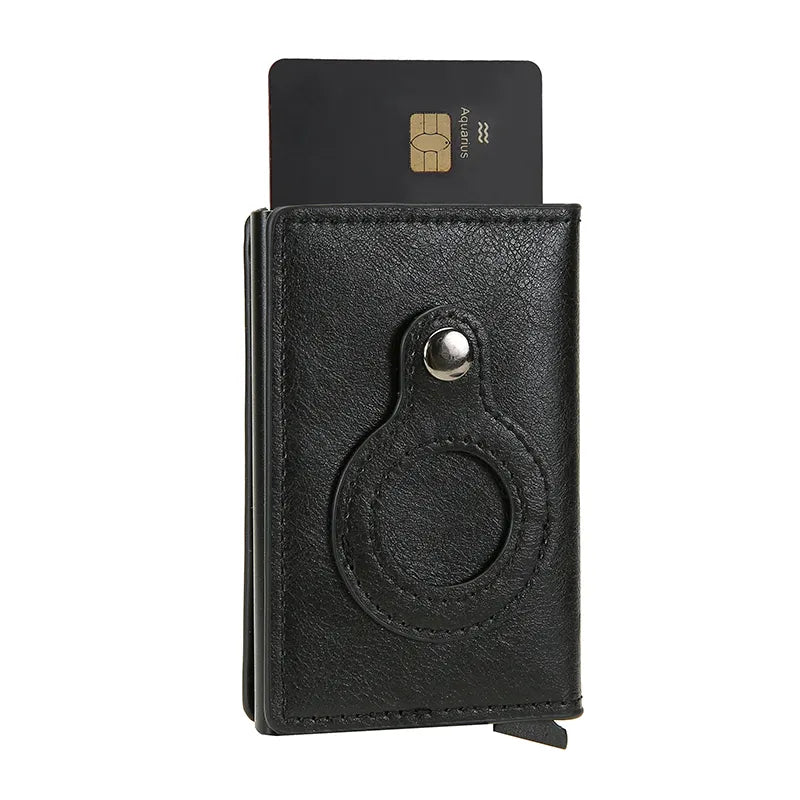Smart-Geldbörse für Männer und Frauen mit AirTag und Kreditkartenhalter - Leder Portemonnaie für Geld und Karten - Phone Heaven Zone