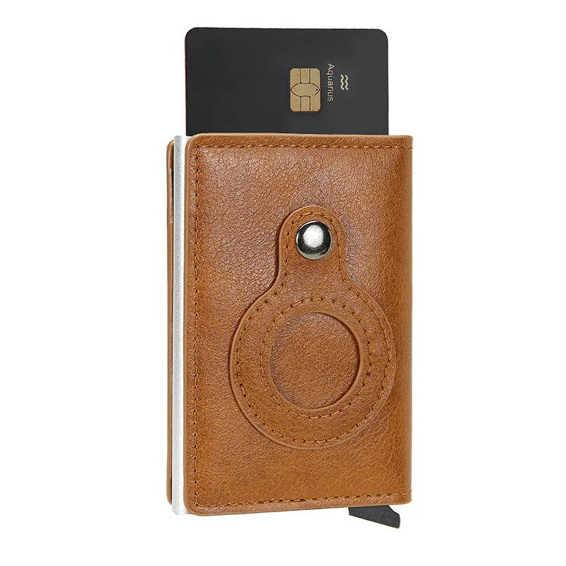 Smart-Geldbörse für Männer und Frauen mit AirTag und Kreditkartenhalter - Leder Portemonnaie für Geld und Karten - Phone Heaven Zone