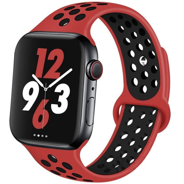 Premium Silikonarmband für Apple Watch