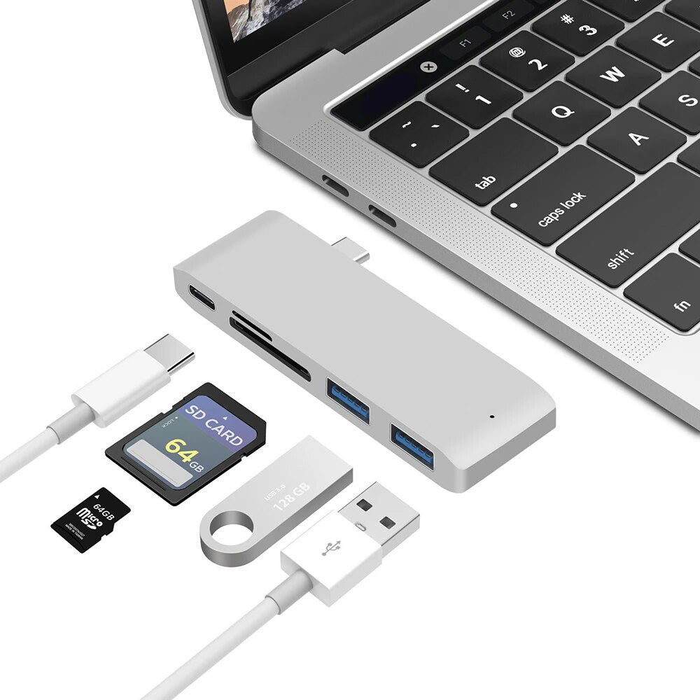 Premium USB 3.1 Typ-C Hub zu HDMI Adapter 4k Thunderbolt 3 USB C Hub 3.0  | MacBook Air Pro M3 M2 M1 Chip Erweitern Sie Ihre