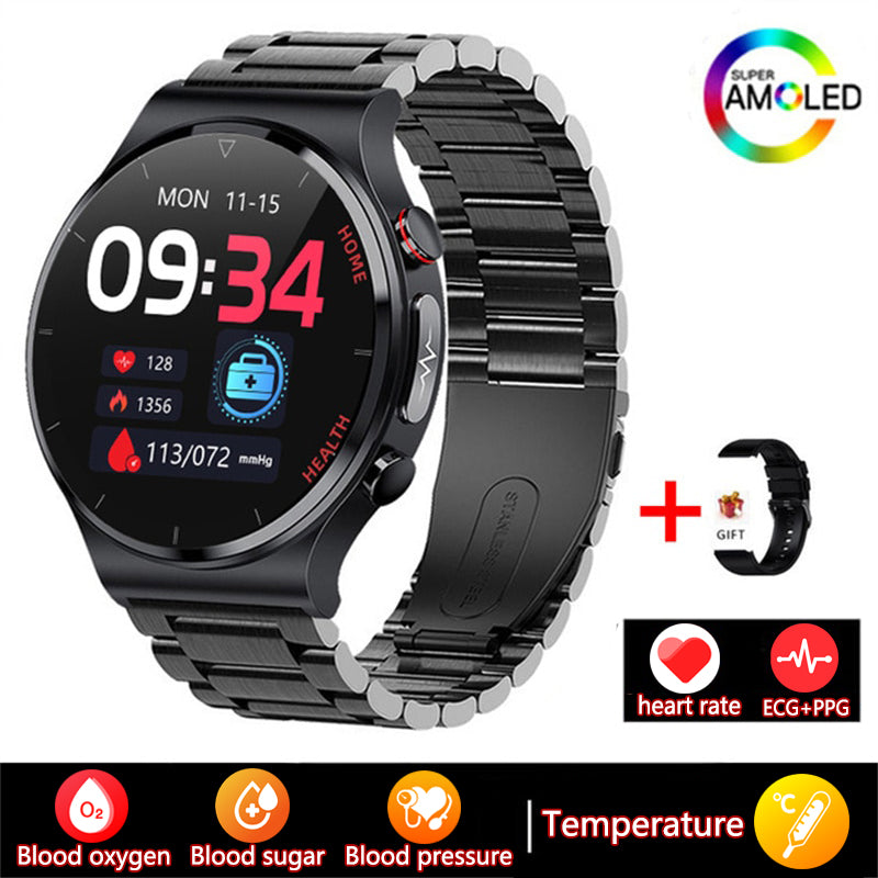 Premium Exclusive Smartwatch: Ideal for Sport, Business & Lifestyle | ECG, AMOLED HD, Bluetooth, GPS, Heart Rate | Limited Edition