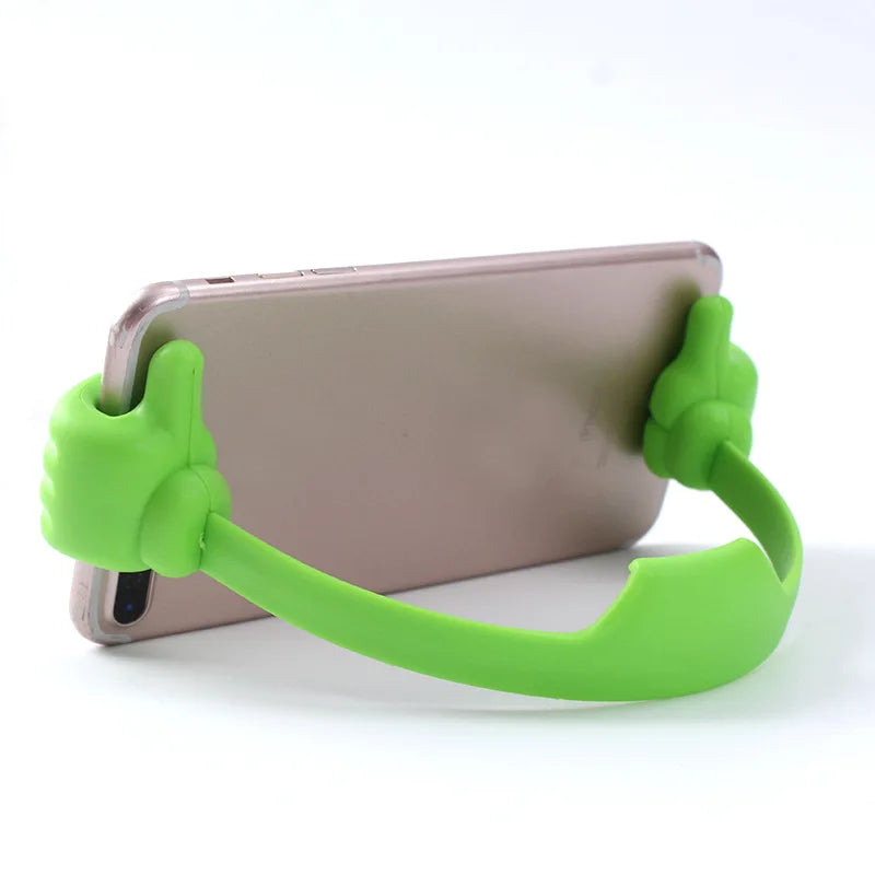 Luxus 'Daumen hoch' Design-Smartphonehalter: Bunt, kompatibel mit Apple iPhone 15/14/13/12/11 Pro Max Plus Mini, Android,