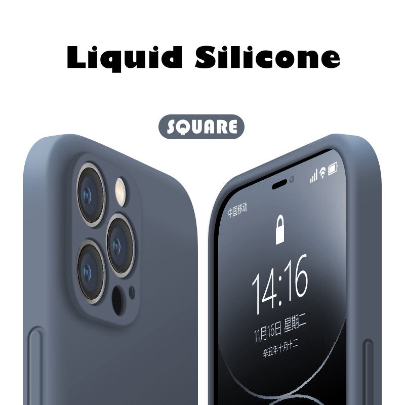 Square Liquid Silicone Case for Apple iPhone 16/15/14/13/12 Pro Max Plus Mini | Premium Shockproof, Magnetic, Magsafe & Camera Protection