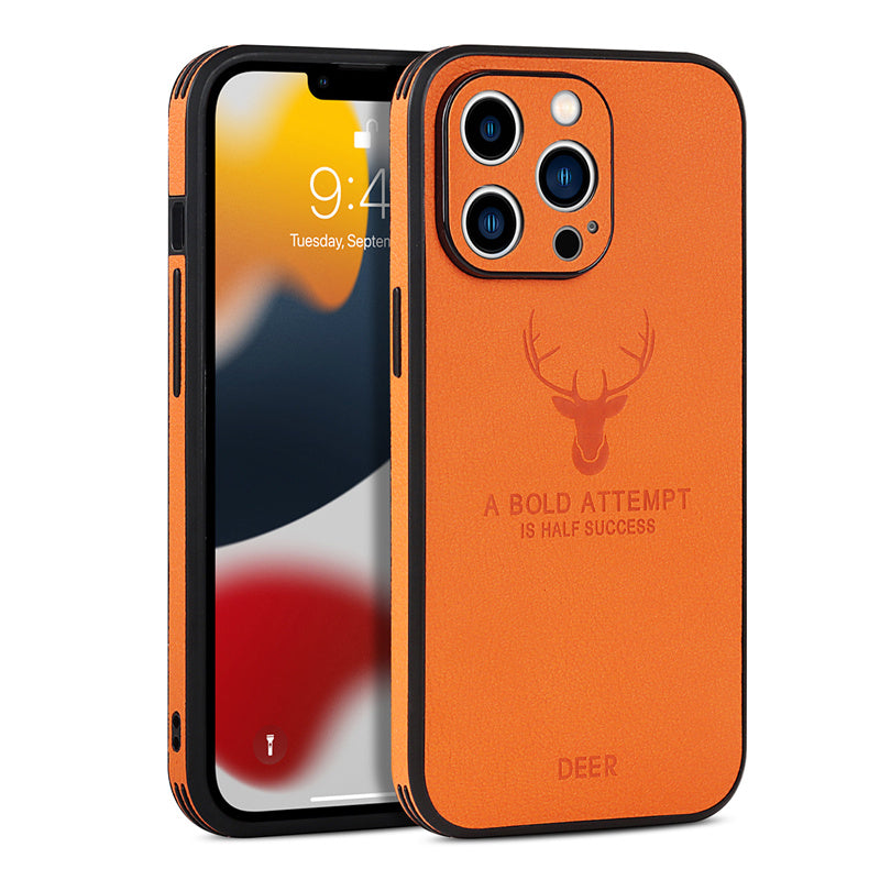 Luxury Bumper with Deer Design and Motivational Quote iPhone Case | MagSafe Case with Camera Protection Cover | Case for Apple iPhone 16/15/14/13/12 Pro Max Plus Mini | Armor Case, High-Quality Phone Cover