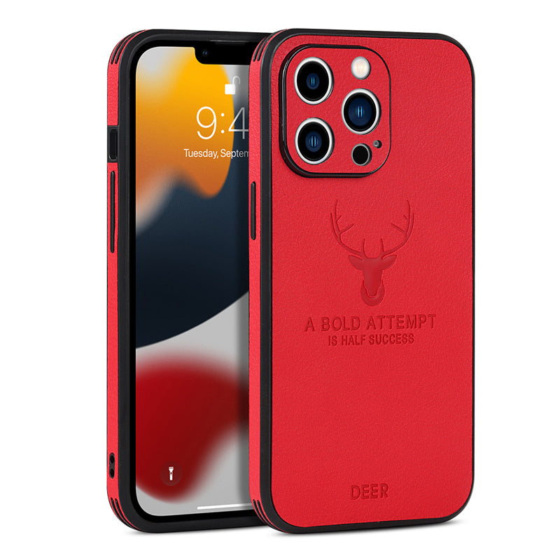 Luxury Bumper with Deer Design and Motivational Quote iPhone Case | MagSafe Case with Camera Protection Cover | Case for Apple iPhone 16/15/14/13/12 Pro Max Plus Mini | Armor Case, High-Quality Phone Cover