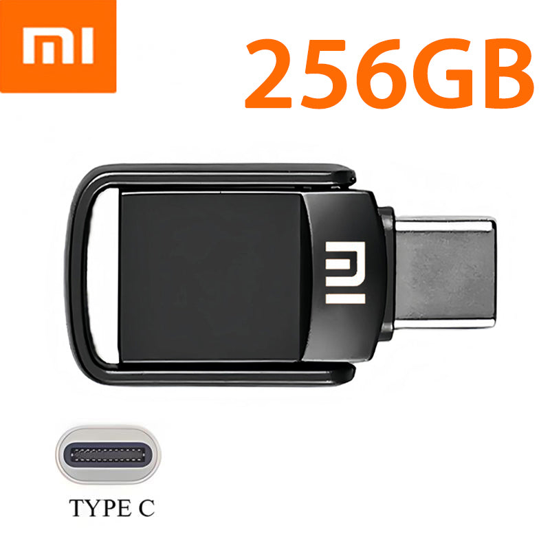 Premium Xiaomi U-Disk 2TB 1TB USB 3.1 Type-C Interface 256GB 128GB 512GB Mobile Computer Data Transfer Portable USB Storage