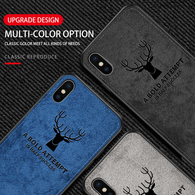 Luxury Bumper with Deer Design and Motivational Quote iPhone Case | MagSafe Case with Camera Protection Cover | Case for Apple iPhone 16/15/14/13/12 Pro Max Plus Mini | Armor Case, High-Quality Phone Cover