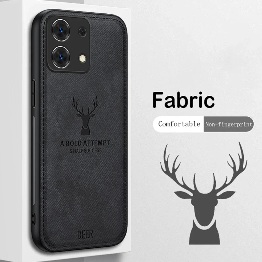 Luxury Bumper with Deer Design and Motivational Quote iPhone Case | MagSafe Case with Camera Protection Cover | Case for Apple iPhone 16/15/14/13/12 Pro Max Plus Mini | Armor Case, High-Quality Phone Cover