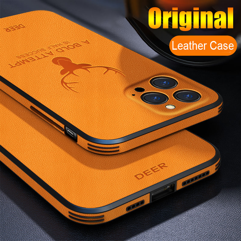 Luxury Bumper with Deer Design and Motivational Quote iPhone Case | MagSafe Case with Camera Protection Cover | Case for Apple iPhone 16/15/14/13/12 Pro Max Plus Mini | Armor Case, High-Quality Phone Cover