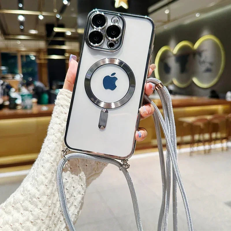 Magnetic Luxury For Apple iPhone 16/15/14/13/12 Pro Max Plus Mini  Case Made Of Soft Silicone | Camera Protection, Clear Premium Coating, Magsafe Wireless Charging & Scratch-Resistant