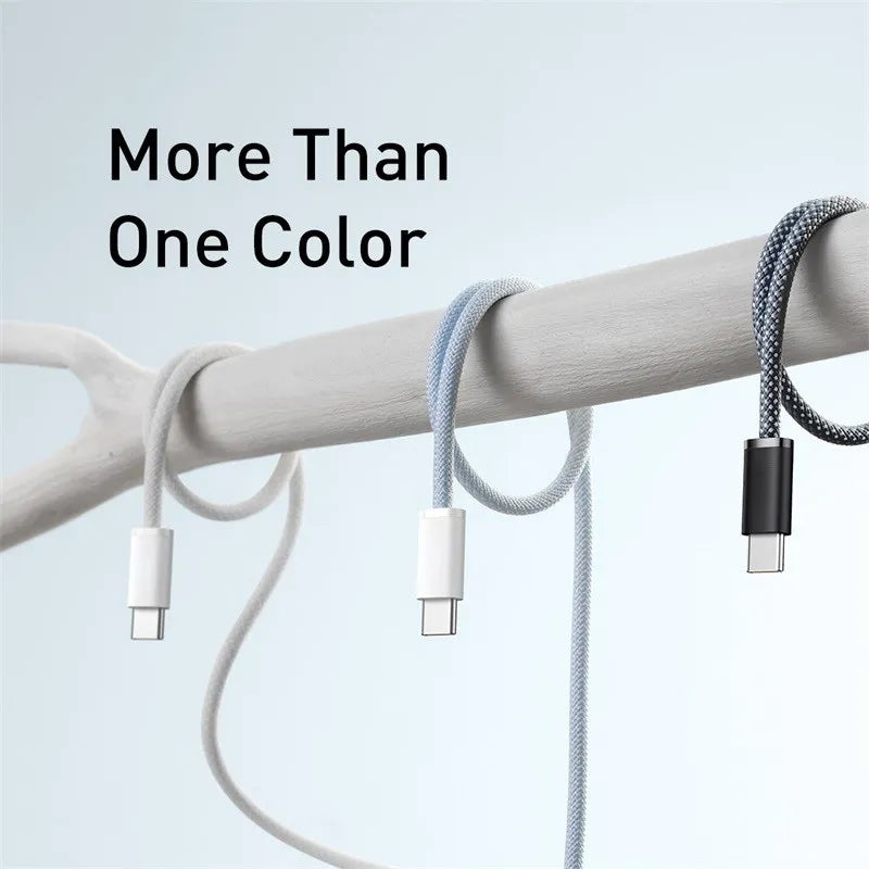 High Durability USB-C Kabel für Apple iPhone 15 Pro Max, PD 60W Schnellladung, Huawei, Xiaomi, Samsung, Typ C Geflechtkabel