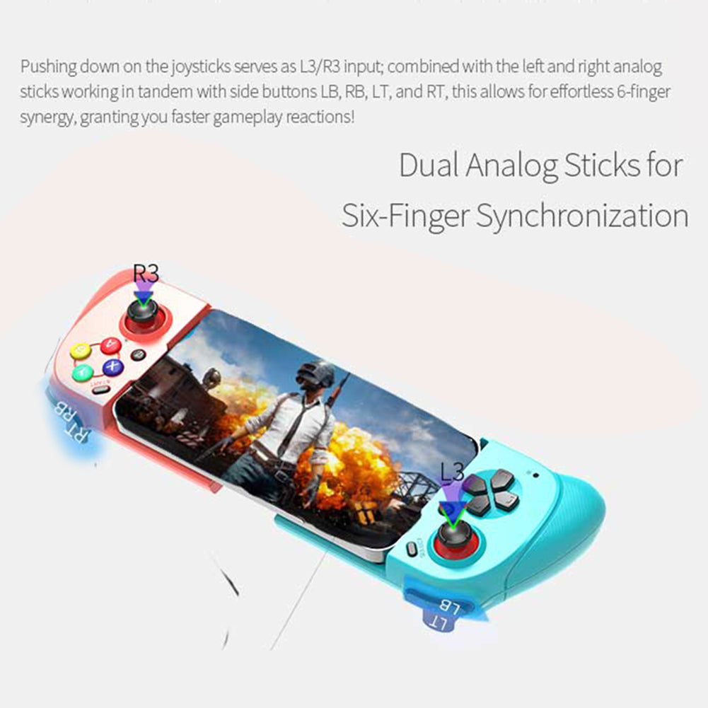 High-Quality Android Gamepad for Smartphone, Laptop, Tablet, PC, Apple iPhone, iPad, MacBook, iOS, Android, Samsung Wireless Bluetooth Phone, Directly Connected with Gamepad | Limited Edition