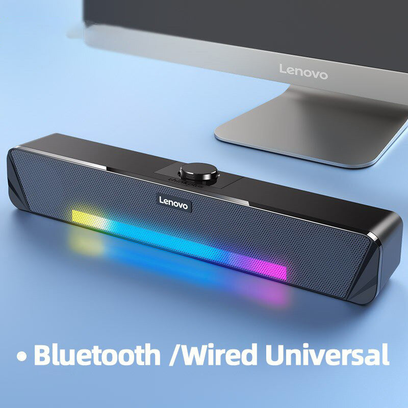 Premium Original Speaker with Wired & Bluetooth 5.0 for Desktop Computer, Smartphone, Laptop, Tablet, PC, Apple iPhone, iPad, MacBook, iOS, Android, Samsung | Home-Movie Surround Soundbar with Subwoofer