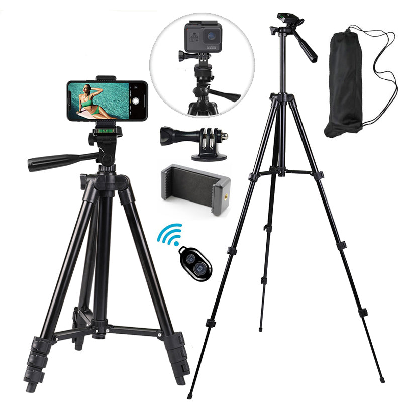 Premium Universal 40-Inch Tripod for Smartphones, Apple iPhone, Samsung, iOS & Android Professional Photography & Videography, Aluminum Travel Tripod, Compatible with GoPro, Apple iPhone 16/15/14/13/12/11 Pro Max/Plus/Mini, Samsung, Xiaomi, Huawei,