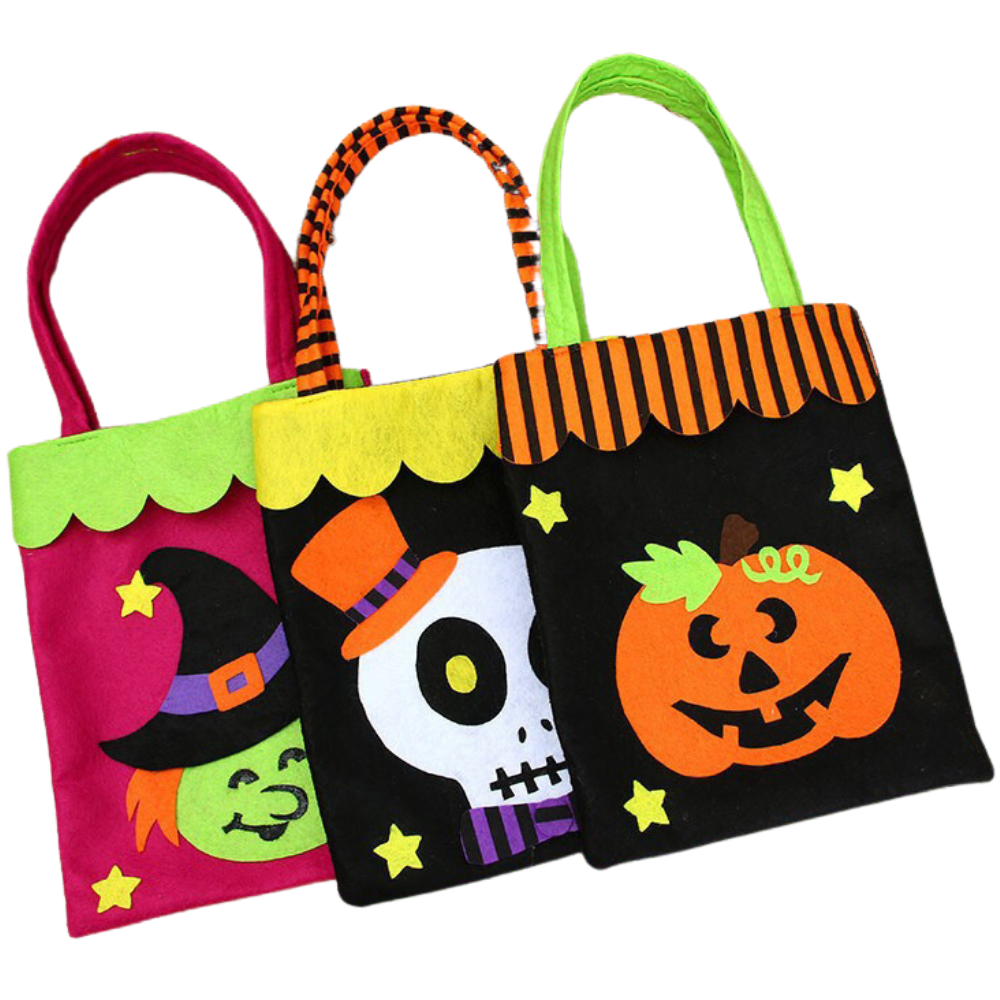 Premium Halloween-Geschenktasche - "Trick or Treat" | Elegante Halloween-Tag Geschenkverpackung & Dekor