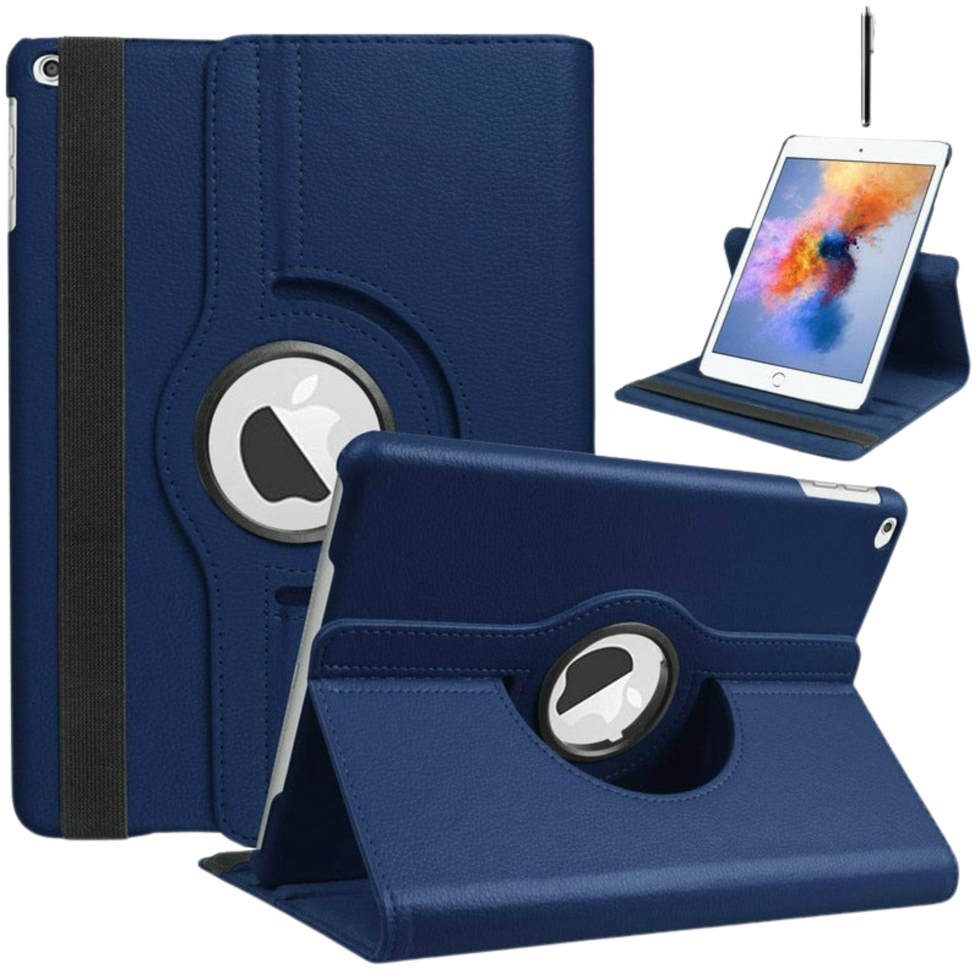 Premium iPad Smart Cover - Stilvolle und funktionale 360° drehbare Leder-Tablet-Hülle