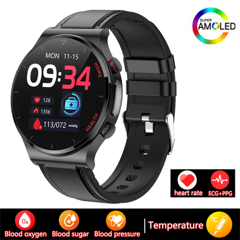 Premium Exclusive Smartwatch: Ideal for Sport, Business & Lifestyle | ECG, AMOLED HD, Bluetooth, GPS, Heart Rate | Limited Edition