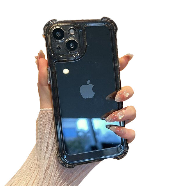 Ultra-Thin & Protective For Apple iPhone 16/15/14/13/12 Pro Max Plus Mini Case | Premium Shockproof Silicone Cover with Crystal-Clear Aesthetic Appeal