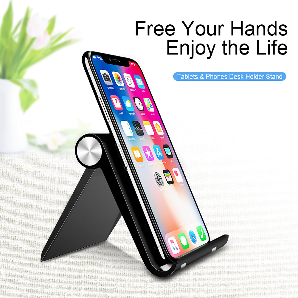 High-Quality Desk Phone Holder: Stand for Smartphones, Apple iPhone, Samsung, iOS & Android & Tablet, Portable | Compatible with iPad, Tablet, Android, Samsung | Limited Edition