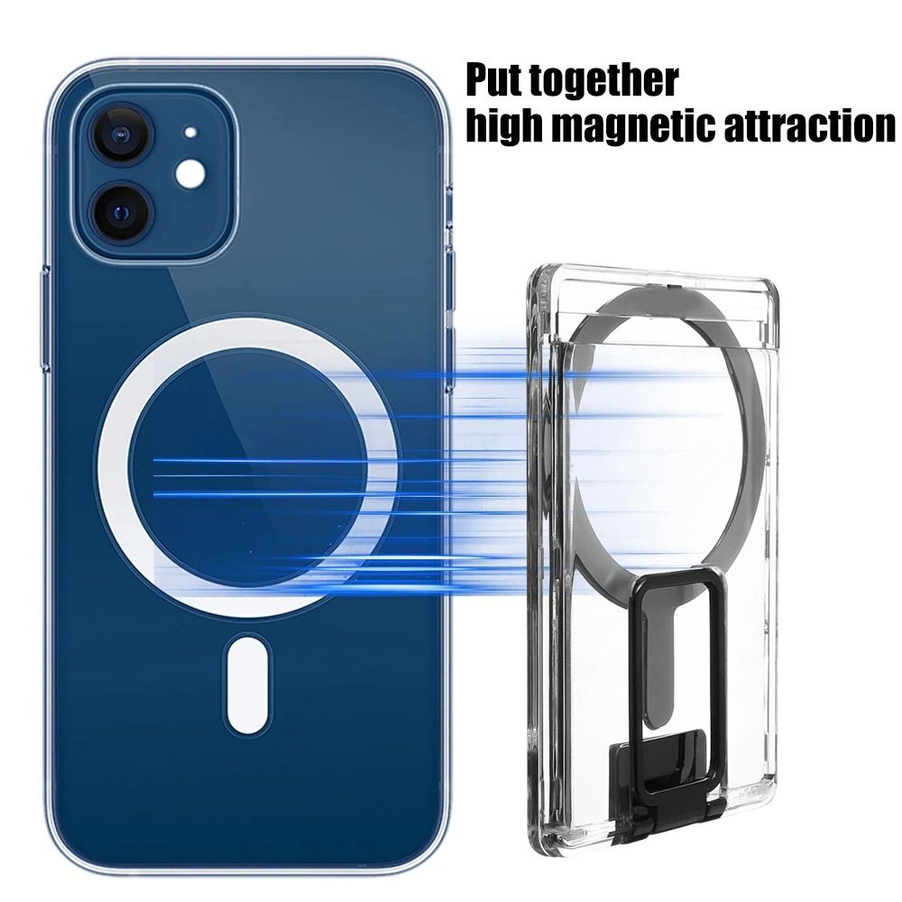 Premium MagSafe Magnetic Wallet Case for Smartphones, Apple iPhone, Samsung, iOS & Android - Strong Adsorption, Magnetic Folding Stand, Card Slot, Card Holder | Limited Edition