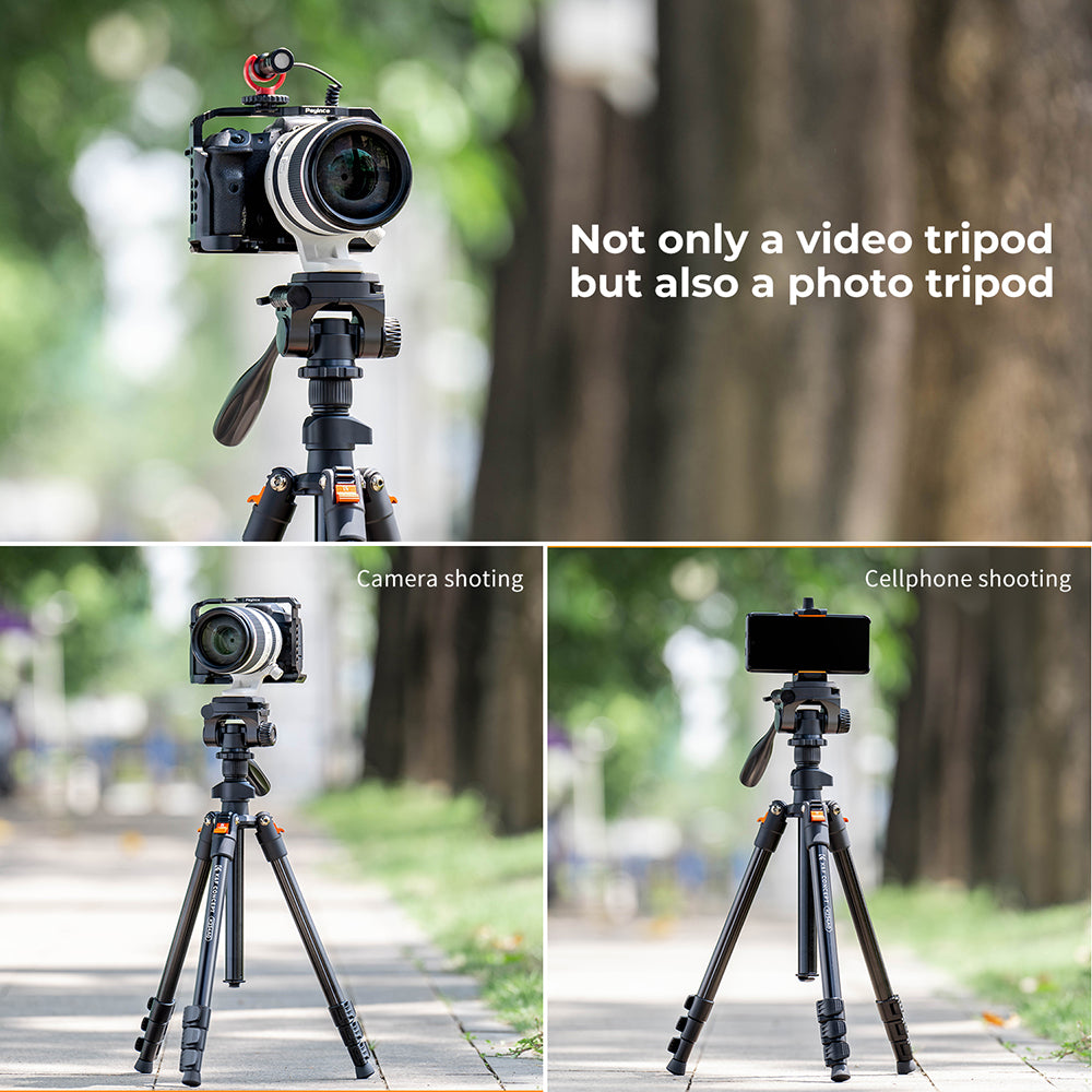 Premium Universal 40-Inch Tripod for Smartphones, Apple iPhone, Samsung, iOS &amp; Android Professional Photography & Videography, Aluminum Travel Tripod, Compatible with GoPro, Apple iPhone 16/15/14/13/12/11 Pro Max/Plus/Mini, Samsung, Xiaomi, Huawei,