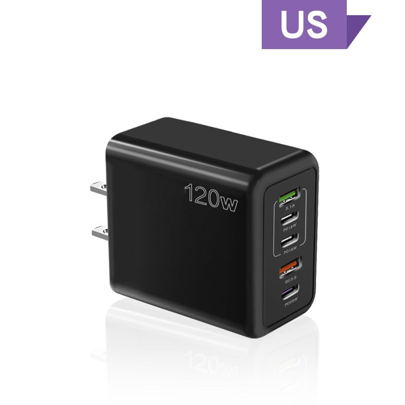 Premium 100W GaN USB Type C Charger Battery PD QC Fast Charging 4.0 3.0, Type C Quick Charge for Smartphones, Apple iPhone, Samsung, iOS & Android, iOS, Android, Samsung, Xiaomi, MacBook, Laptop