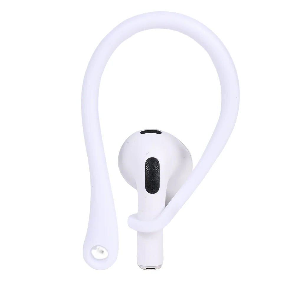 Premium Anti-Fall Silicone Ear Hooks for AirPods Pro & AirPods 4/3/2/1 and Pro Series 2024/2022/2021/2019/2016: High-Quality Bluetooth Headphone Accessory for Sports - Secure Fit & Comfort