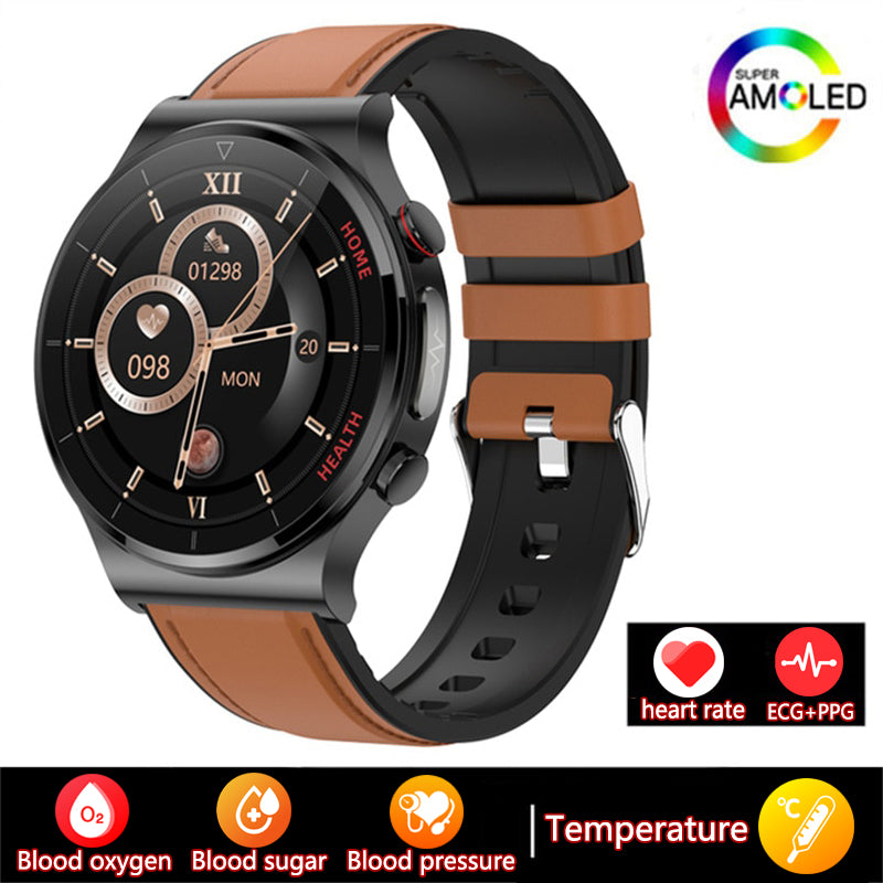 Premium Exclusive Smartwatch: Ideal for Sport, Business & Lifestyle | ECG, AMOLED HD, Bluetooth, GPS, Heart Rate | Limited Edition