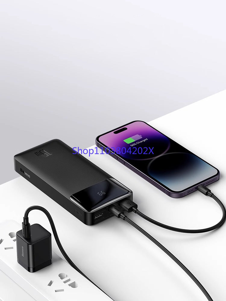 Premium 20000mAh Power Bank – Type C PD Fast Charging, Portable External Charger for Notebooks, Laptops, MacBook, Smartphones, Apple iPhone, Samsung, iOS & Android | Reliable Power On-the-Go