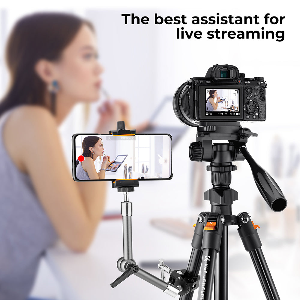 Premium Universal 40-Inch Tripod for Smartphones, Apple iPhone, Samsung, iOS & Android Professional Photography & Videography, Aluminum Travel Tripod, Compatible with GoPro, Apple iPhone 16/15/14/13/12/11 Pro Max/Plus/Mini, Samsung, Xiaomi, Huawei,