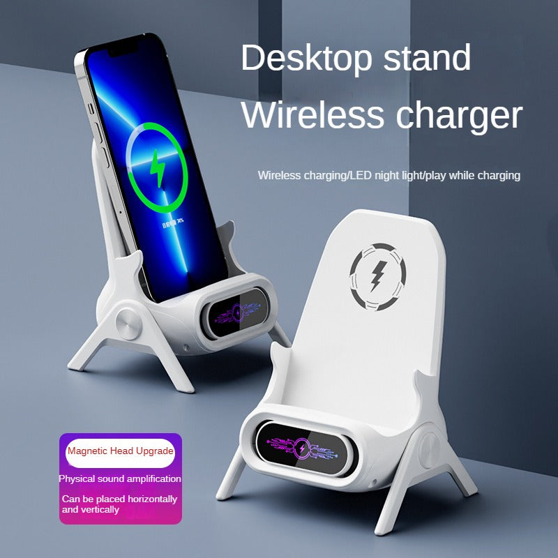 Mini chair wireless quick charger multi-function ale phone holder charging station for Huawei Smartphones, Apple iPhone, Samsung, iOS & Android charging