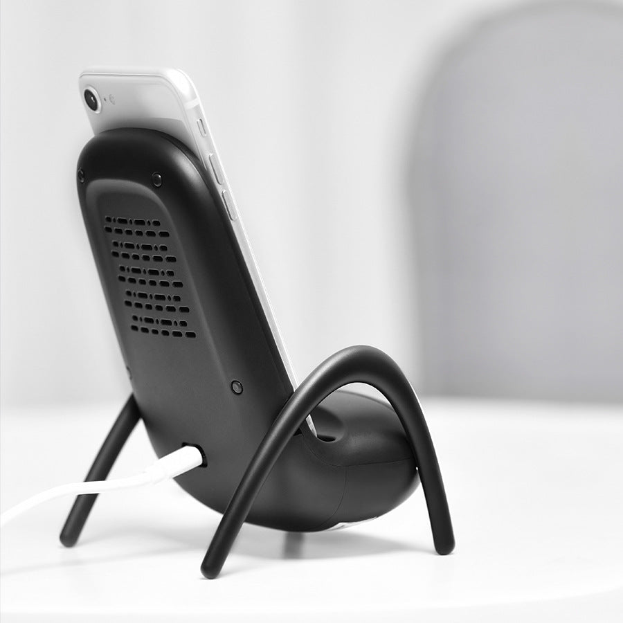 Mini chair wireless quick charger multi-function ale phone holder charging station for Huawei Smartphones, Apple iPhone, Samsung, iOS & Android charging