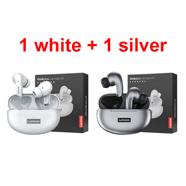 New Lenovo LP5 Wireless Premium Bluetooth Earphones: HiFi Music Headphones for Sports, Waterproof Headset with Microphone | Limited Edition